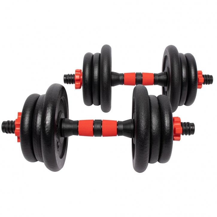 Set d'haltères en fonte - Gorilla Sports France