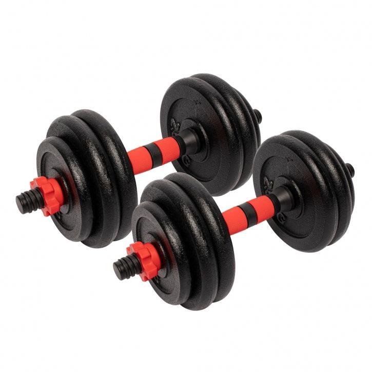 Set d'haltères en fonte - Gorilla Sports France
