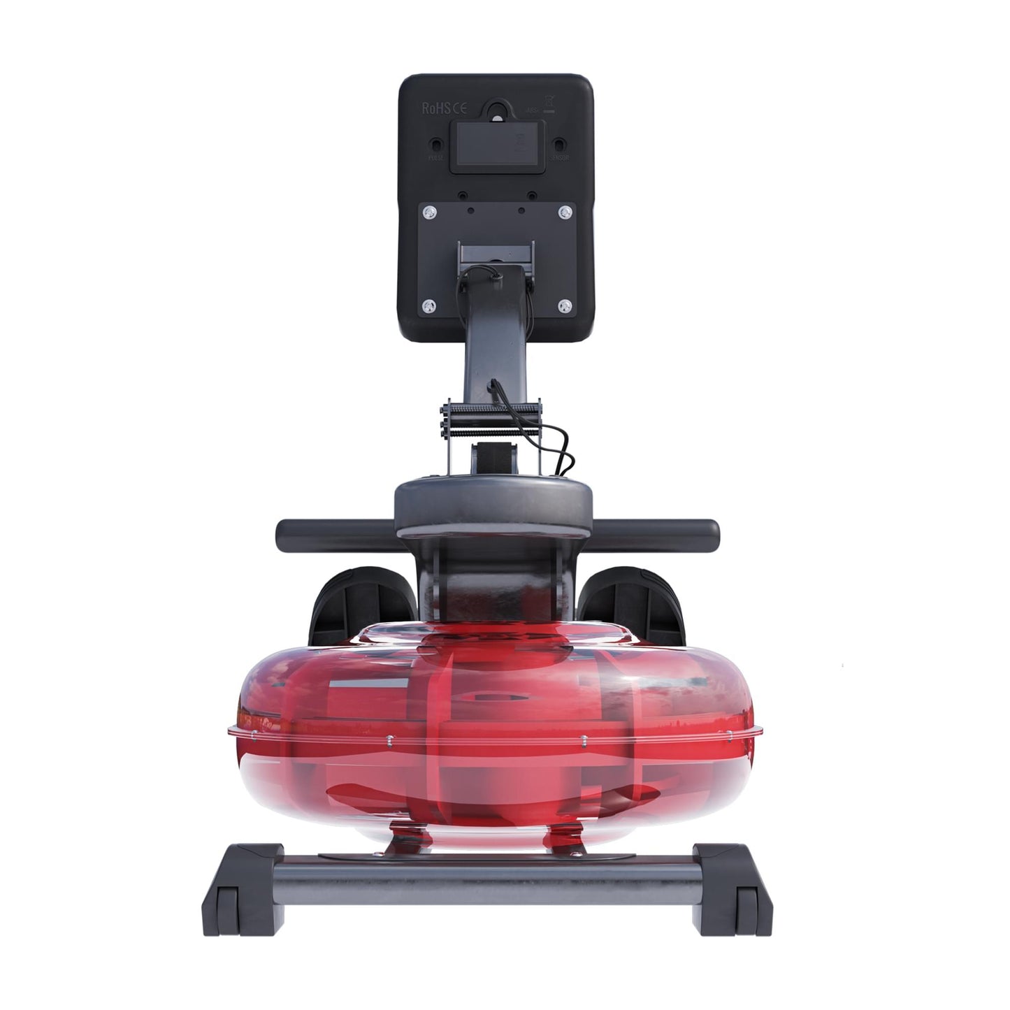 Rameur à eau réglable noir/rouge - Gorilla Sports France