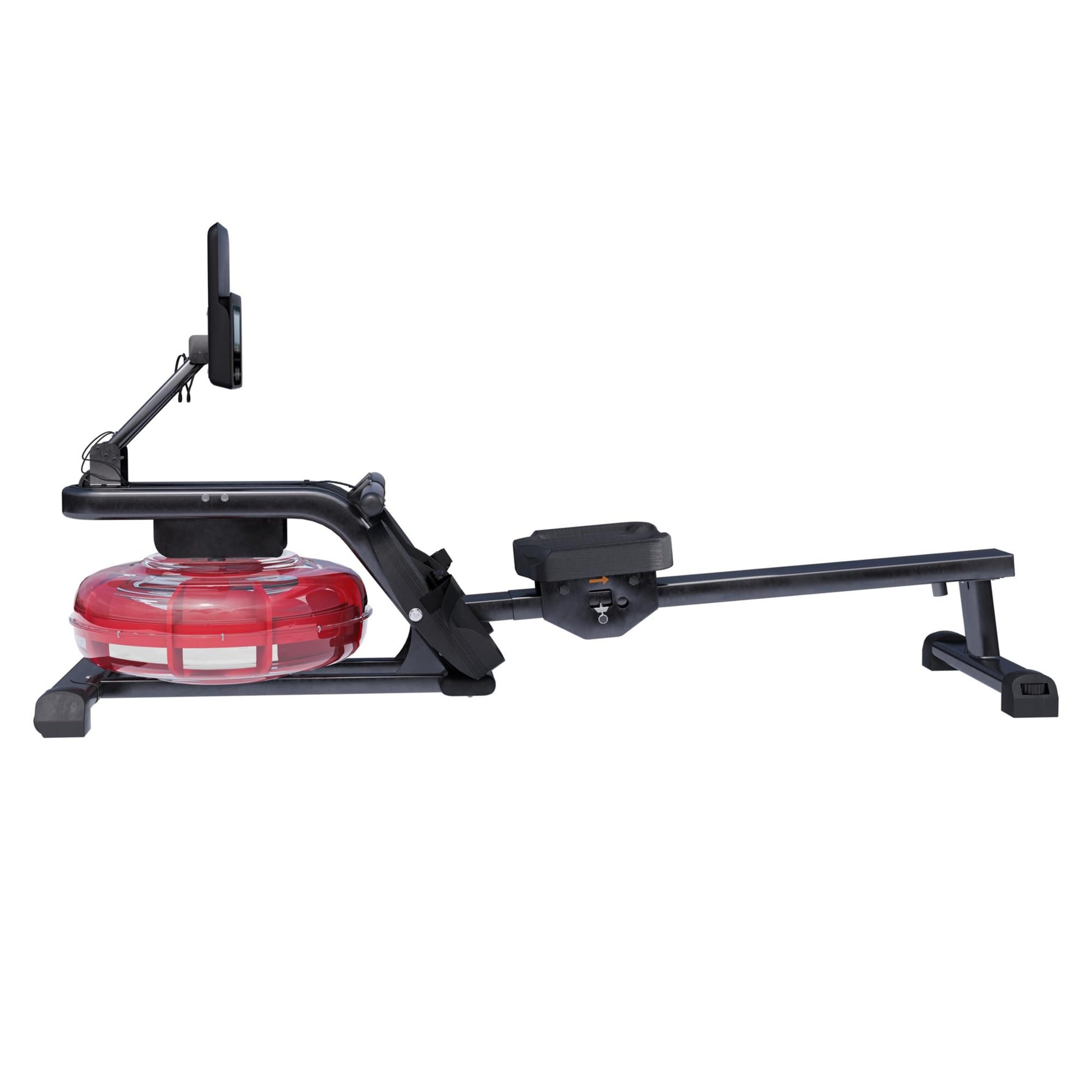 Rameur à eau réglable noir/rouge - Gorilla Sports France