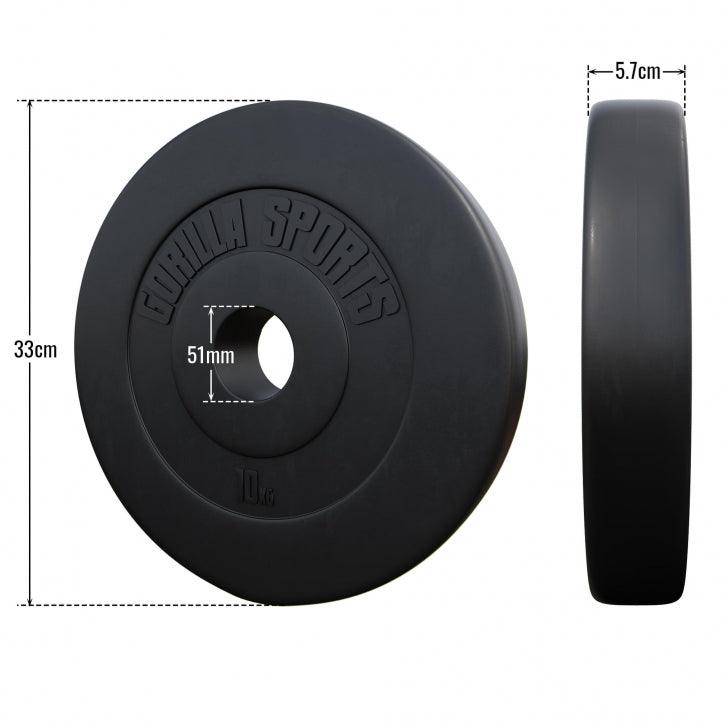Disque olympique en plastique 50/51mm - Gorilla Sports France