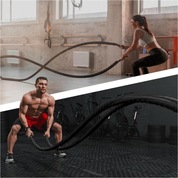 Corde ondulatoire avec fixation murale - Gorilla Sports France