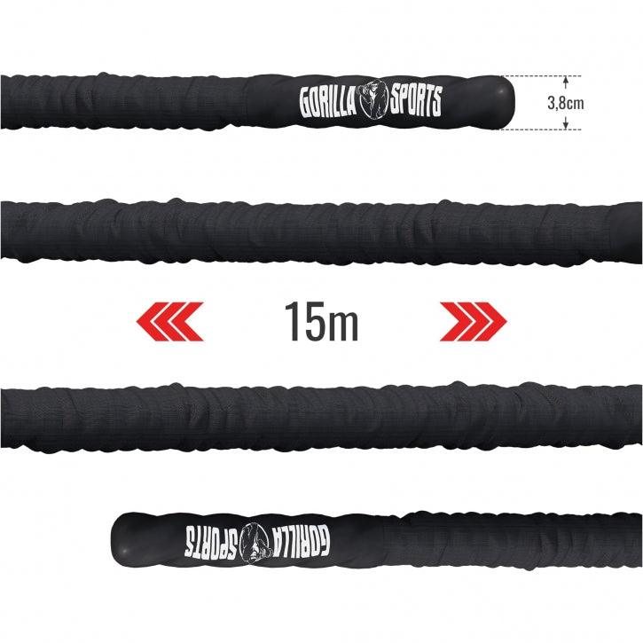Corde ondulatoire avec fixation murale - Gorilla Sports France