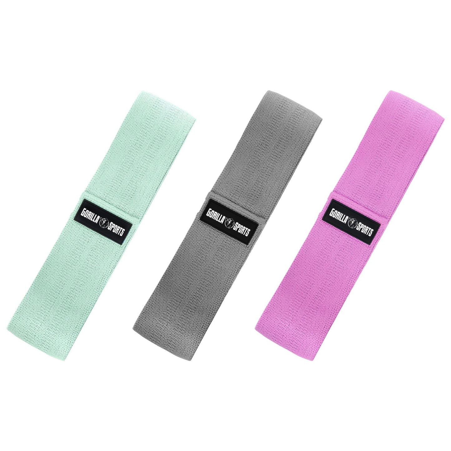 Ensemble de 3 bandes de hanche avec sac de transport - Gorilla Sports France
