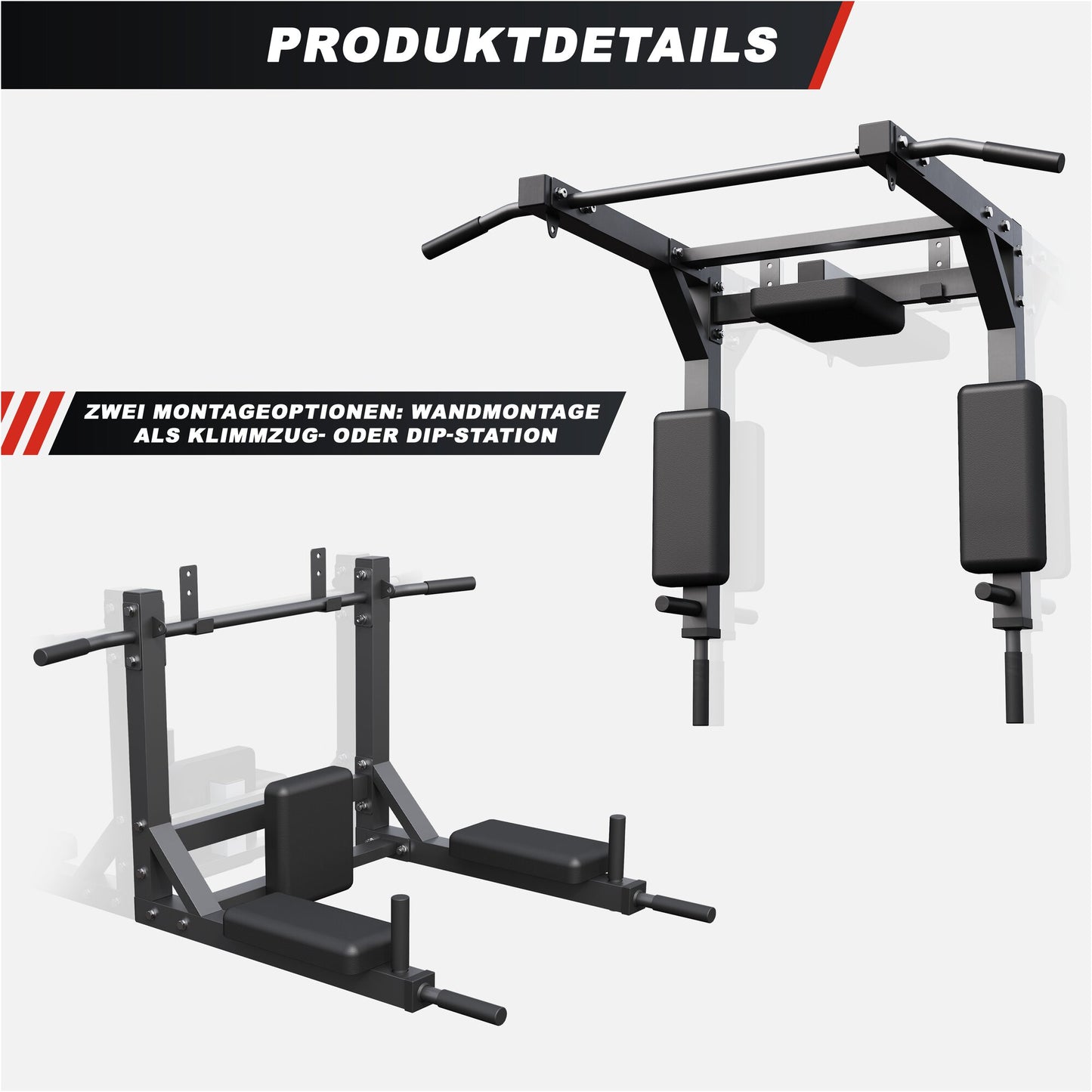 Barre de traction 4 en 1