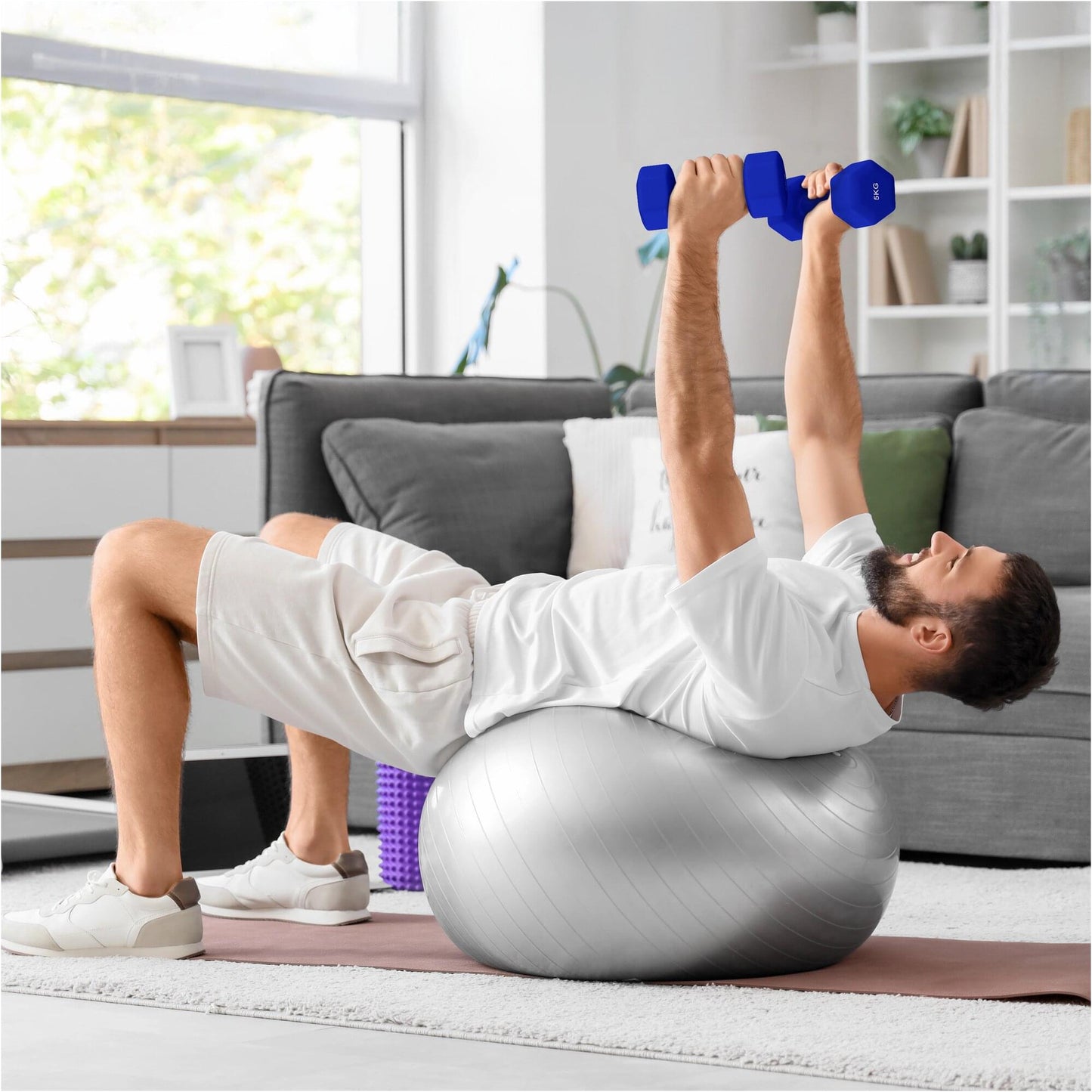 Haltères en néoprène