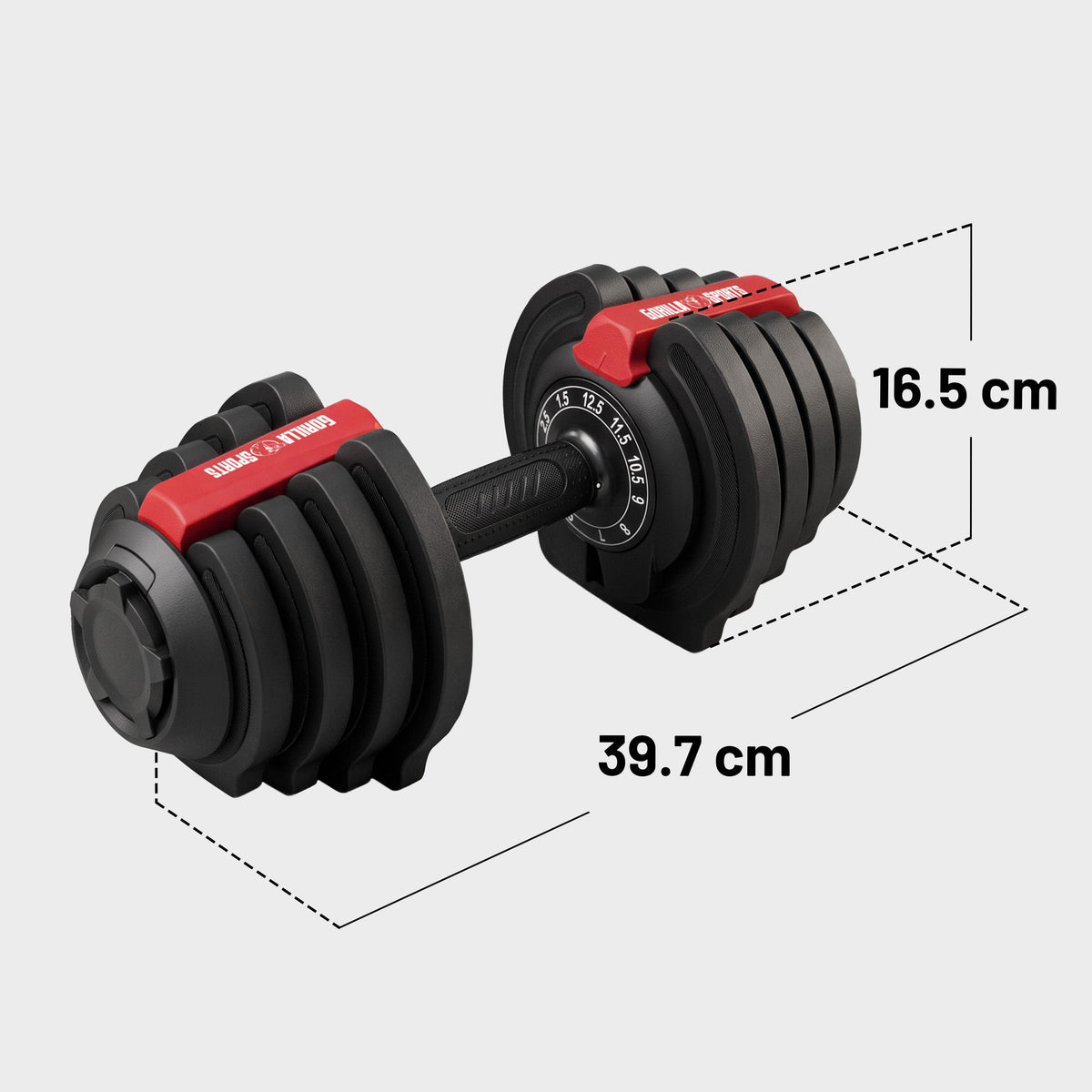 Haltères réglables 25 kg (2 x 12,5 kg)