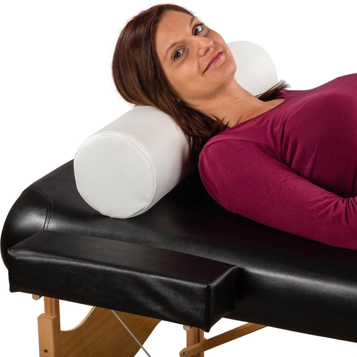 Coussin cervical pour table de massage Blanc