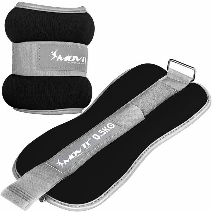 Bandes lestées pour poignets et chevilles en néoprène avec matériau réfléchissant Reflex - Gorilla Sports France