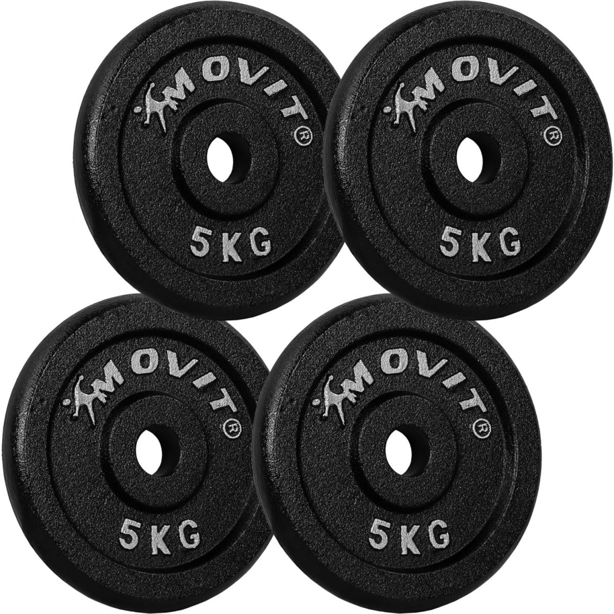 Set de disques 30/31 mm de musculation 2 – 40 kg