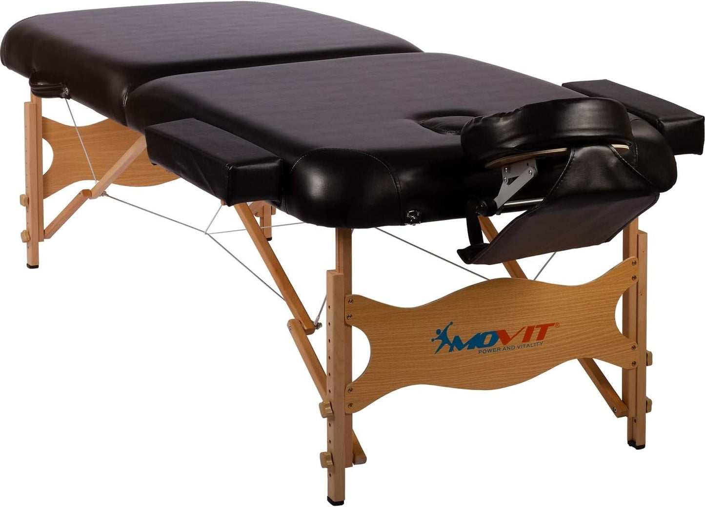 Table de massage Noir/Blanc