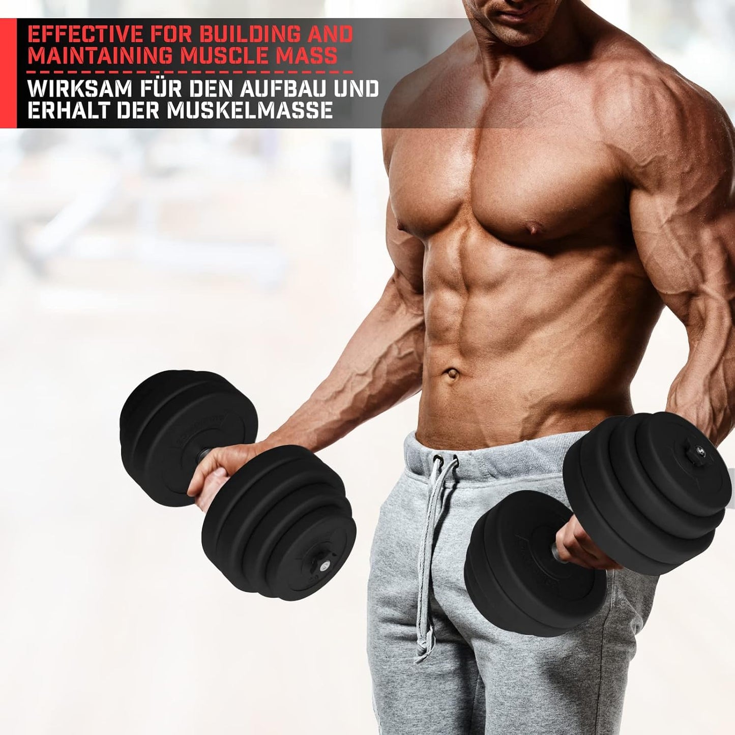 Disques de musculation 30/31 mm en plastique