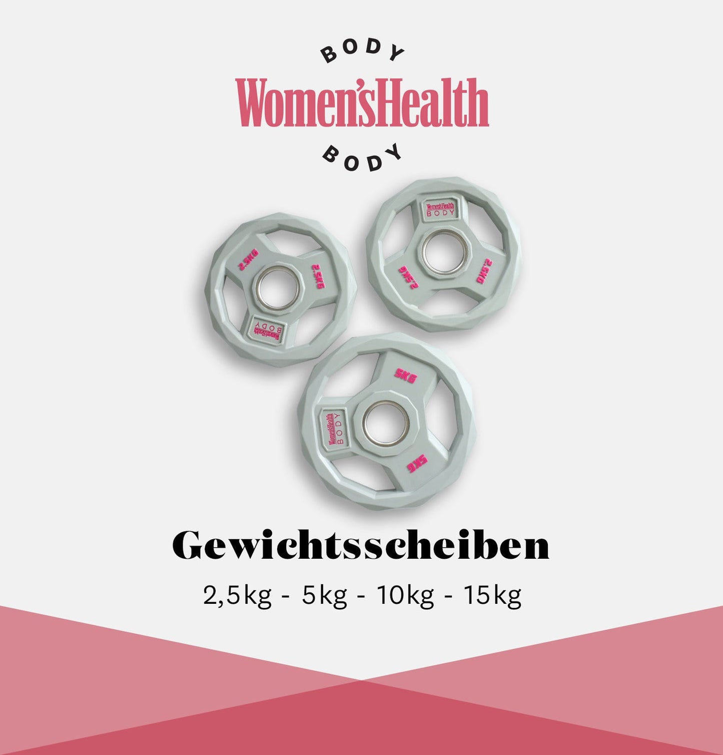 Disque musculation olympique avec poignées 50/51 mm 15 kg