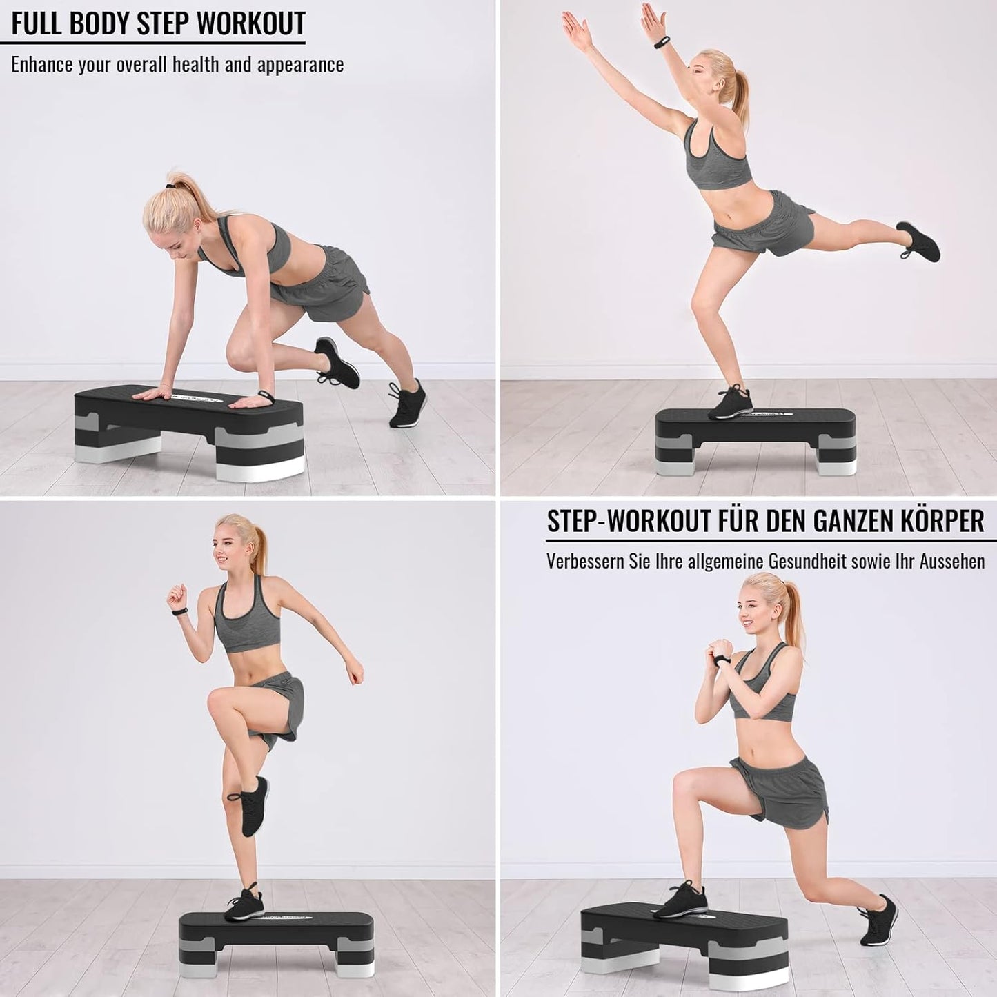 Step de fitness 3 niveaux