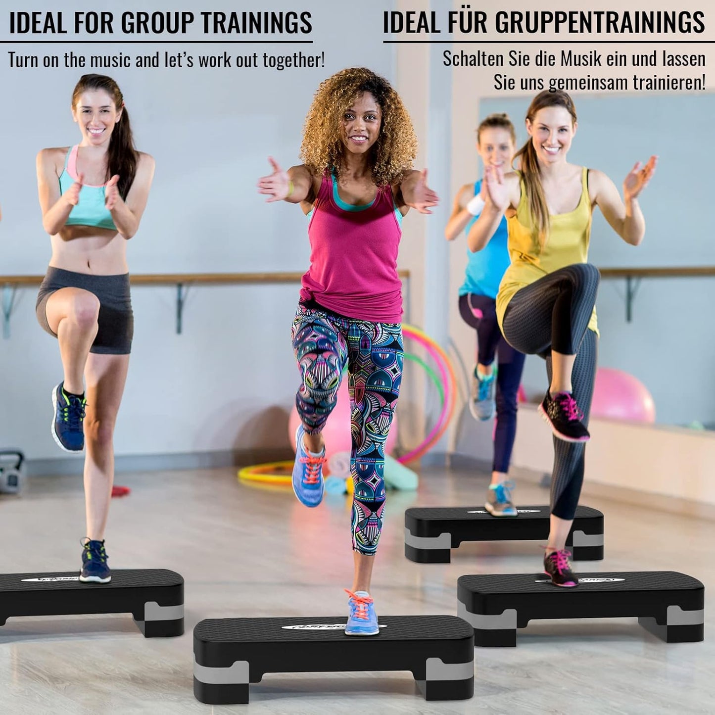 Step de fitness 3 niveaux