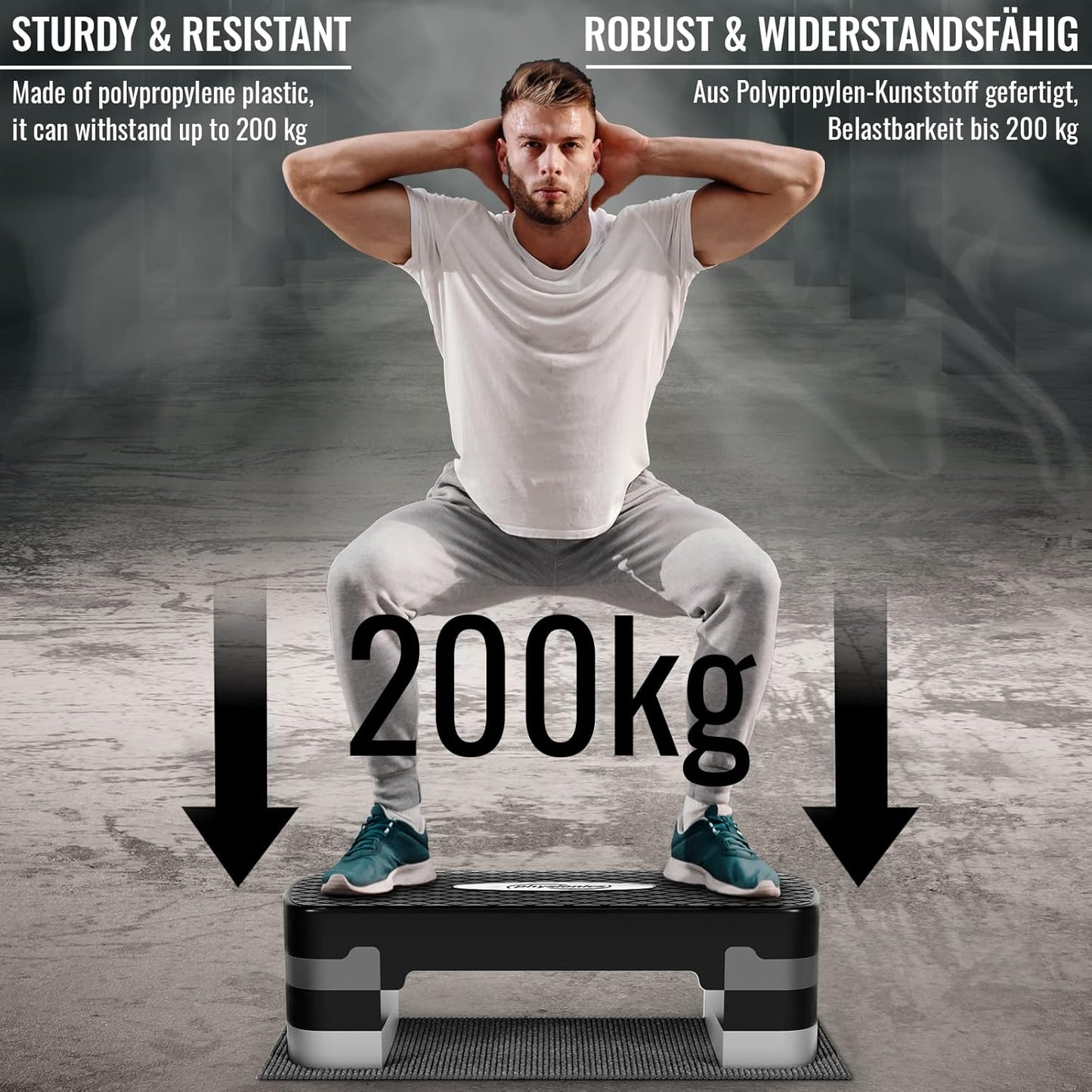 Step de fitness 3 niveaux