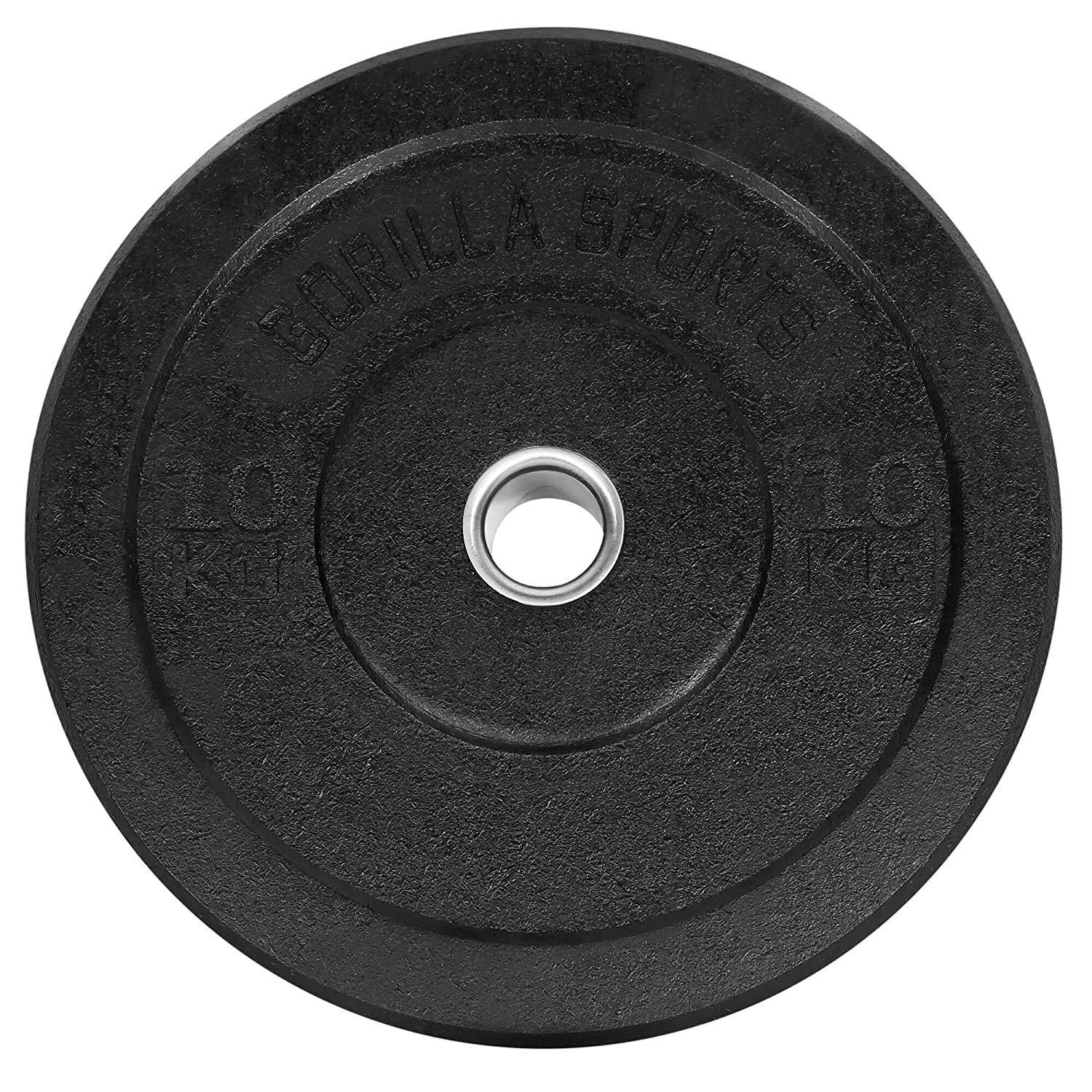 Set d'haltères olympiques Bumper 140 kg - Gorilla Sports France