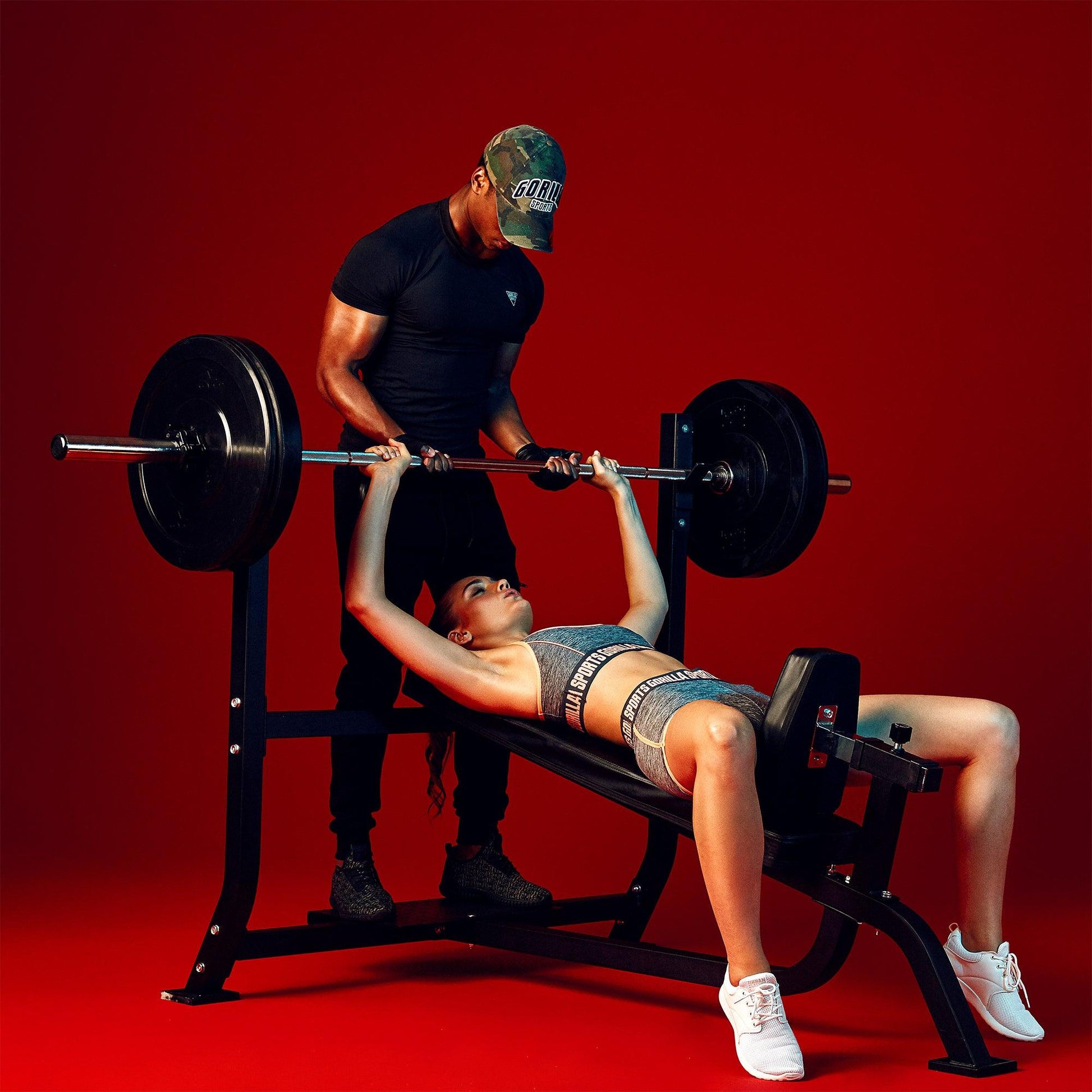 Banc incliné avec support - Gorilla Sports France