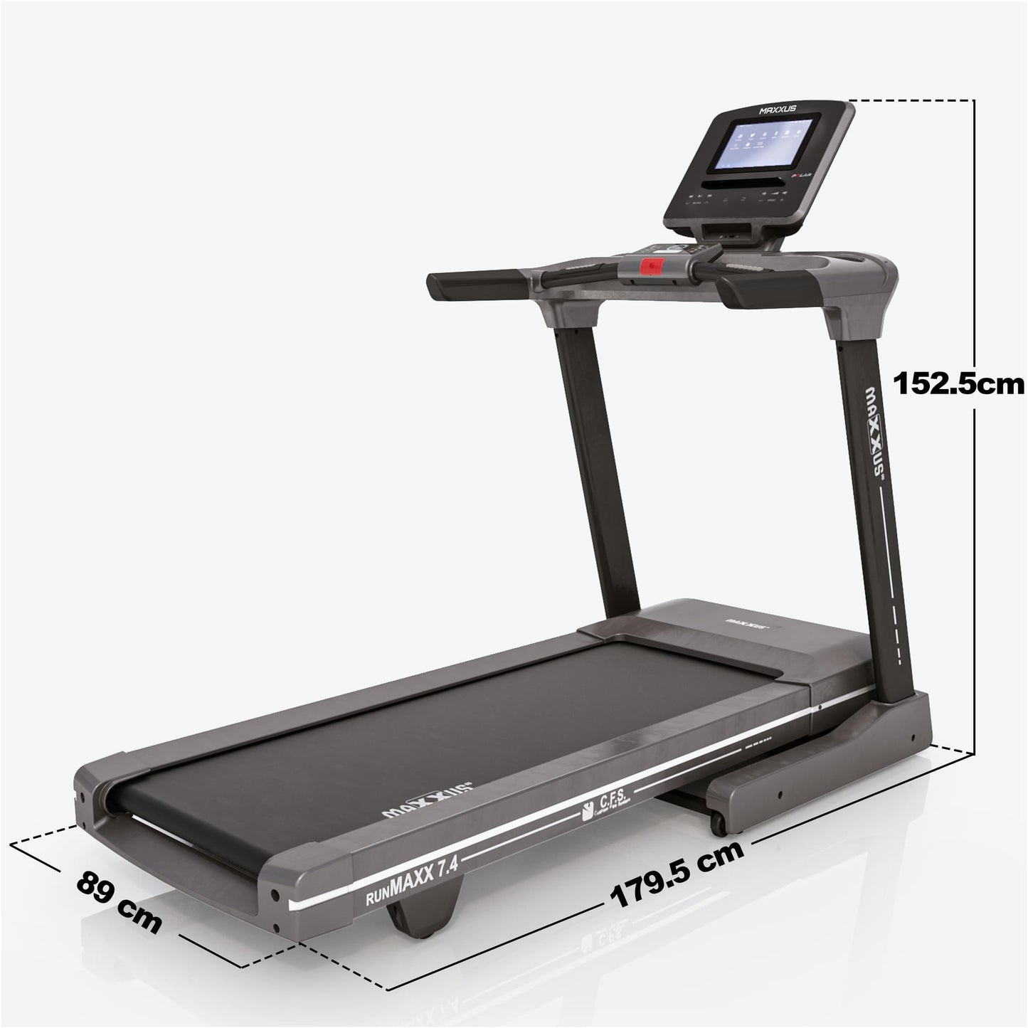 Tapis de course RunMaxx 7.4 - Gorilla Sports France