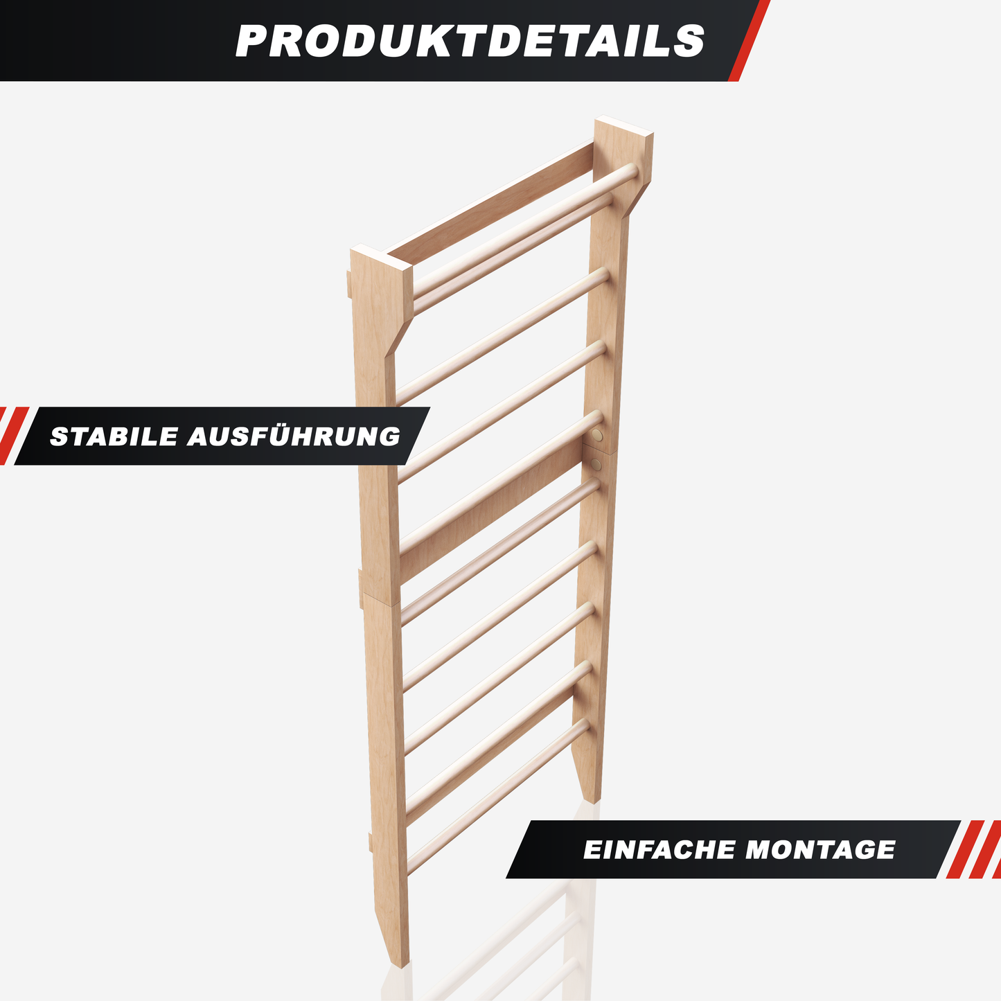 Échelle suédoise en Bois