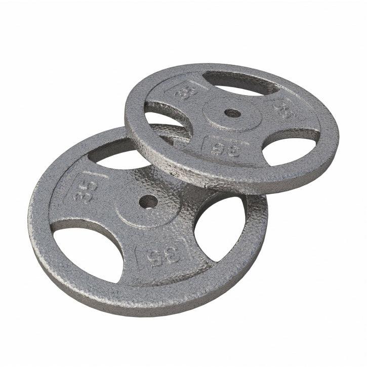 US Disque en fonte avec poignées grip - Gorilla Sports France