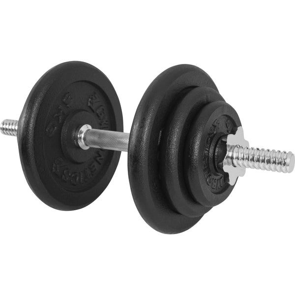 Kit Haltères Courts 30 Kg – Lot De 2 Barres + Disques Entraînement Force