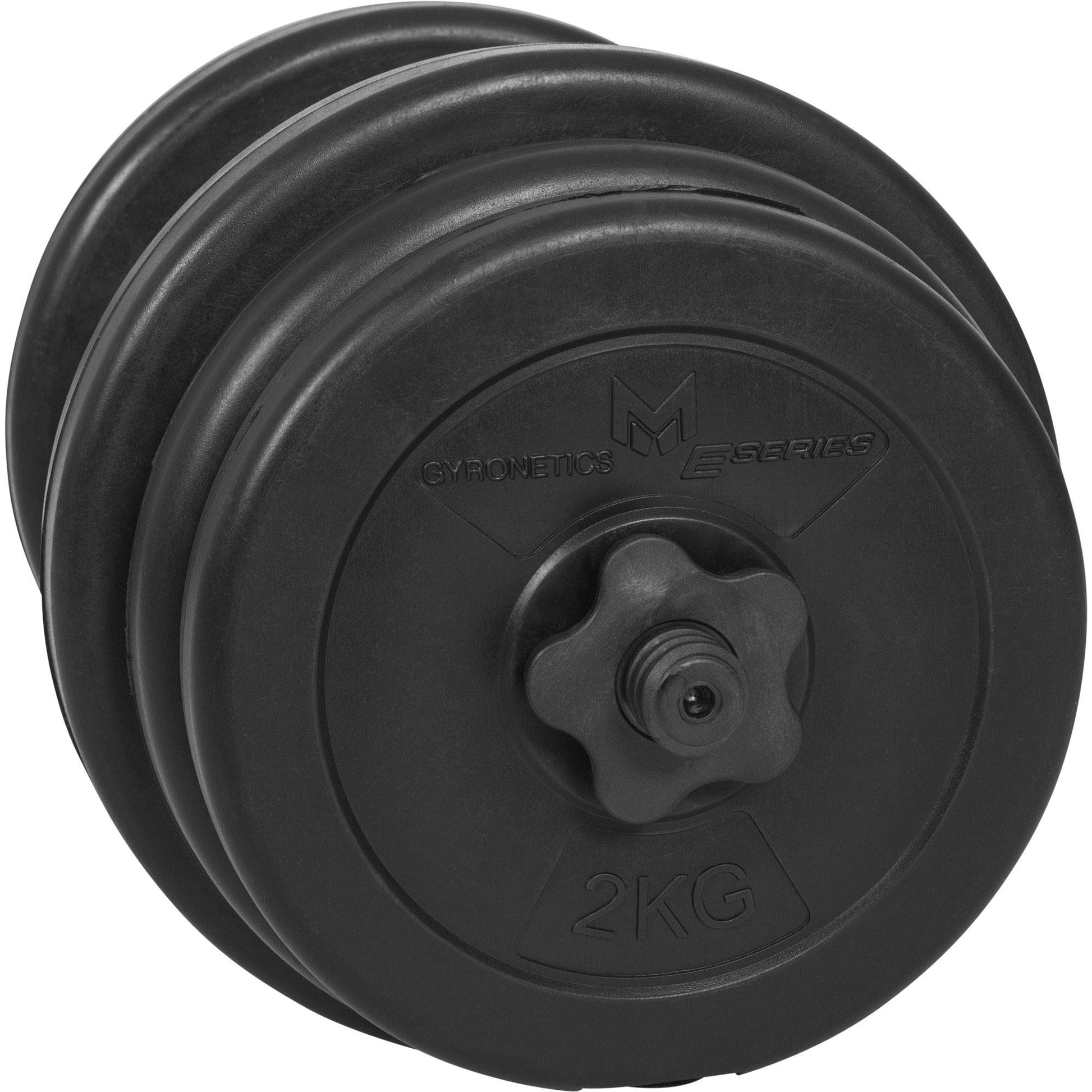 Set d'haltères courts E-Series en plastique 20 kg - Gorilla Sports France