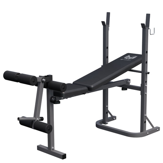 Banc de musculation avec support de barres
