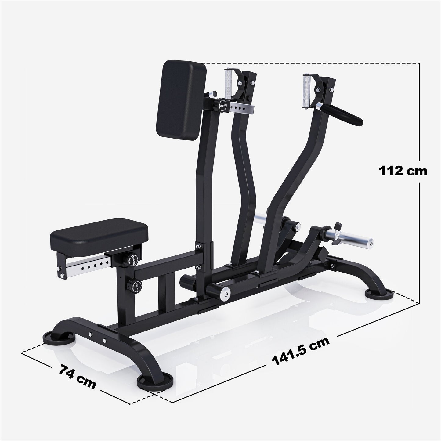 Rameur Appartement Réglable - Gorilla Sports France