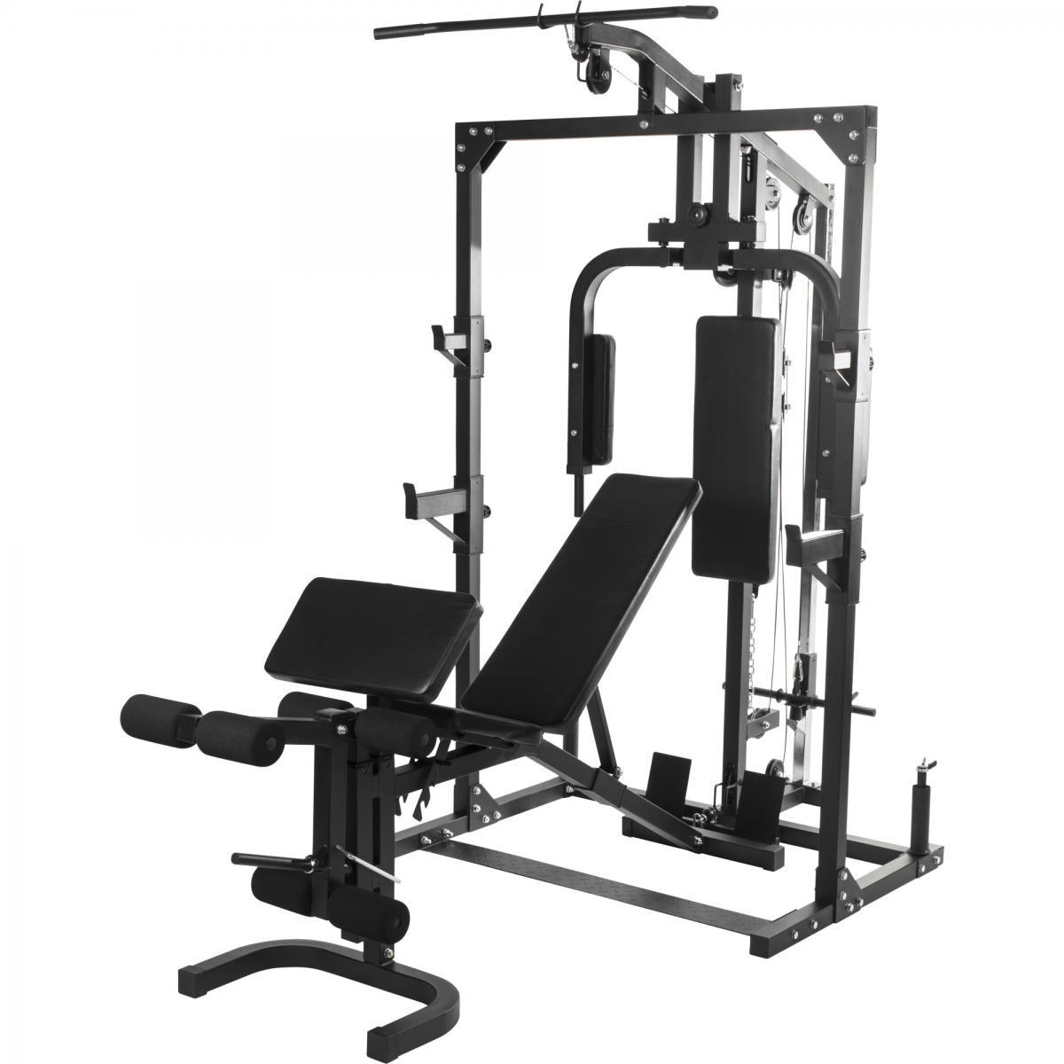 Home Gym avec banc de musculation réglable – Gorilla Sports FR