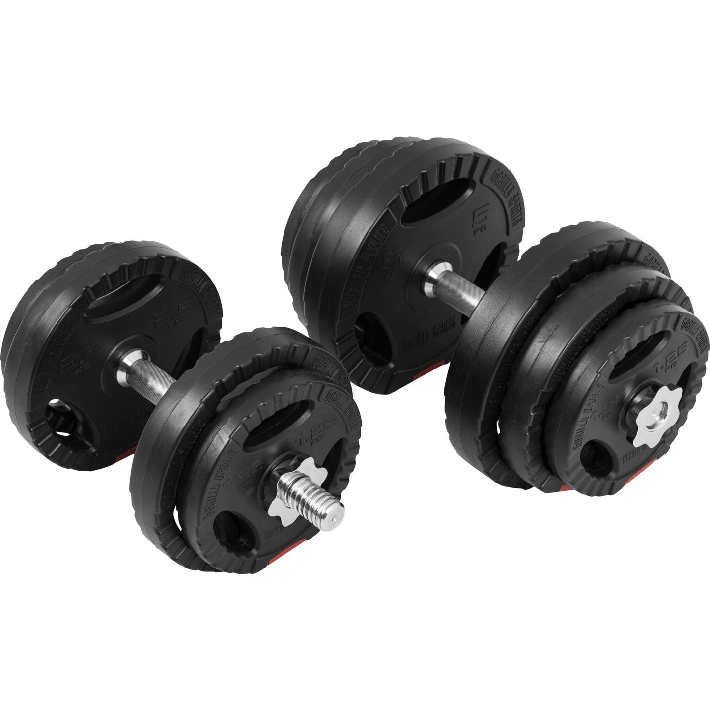 Set d’haltères en Vinyle Gripper 30 kg - Gorilla Sports France