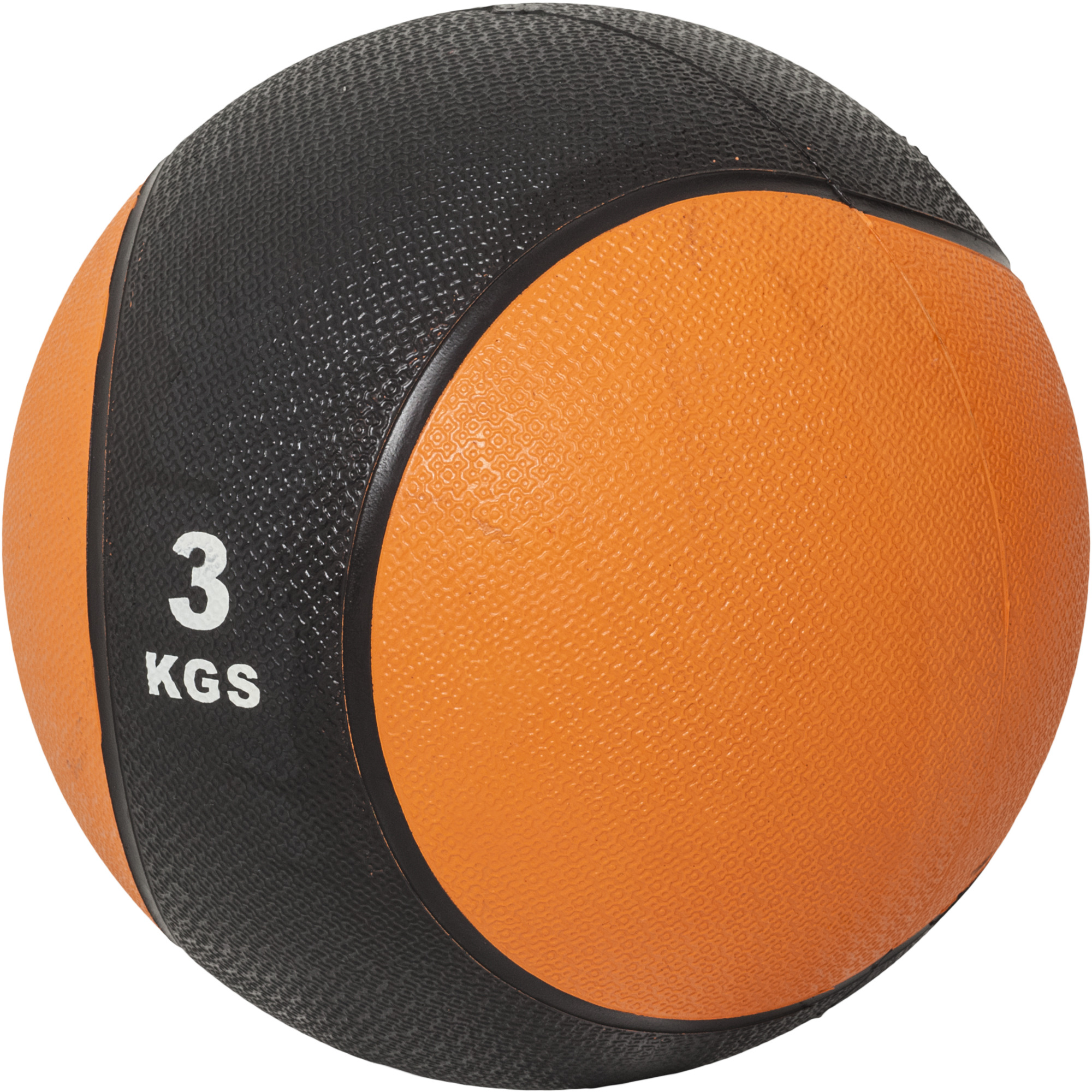 MÃ©decine ball de 3 KG - orange/noir - ballon de musculation