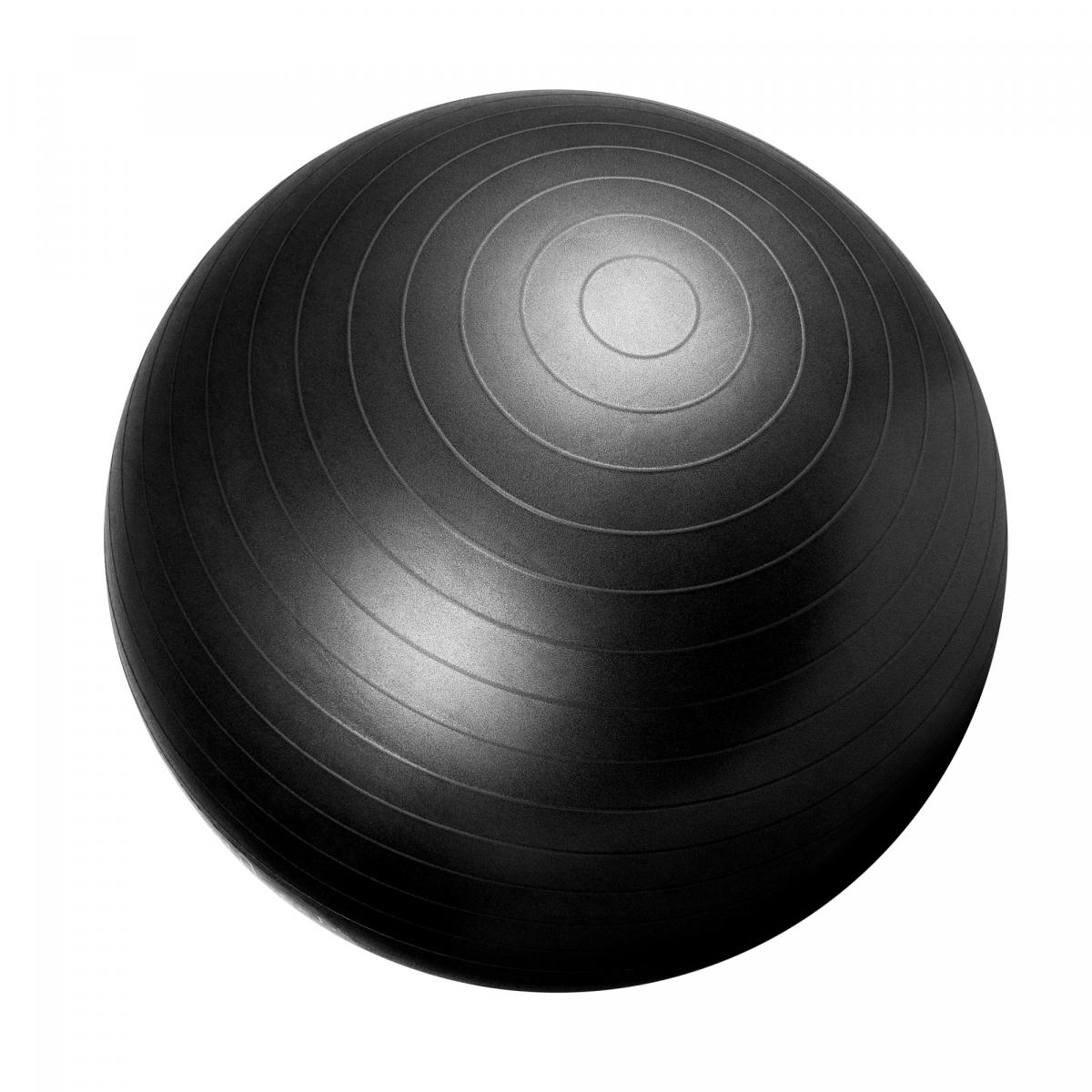 Swiss ball - Ballon de gym NOIR / 65cm