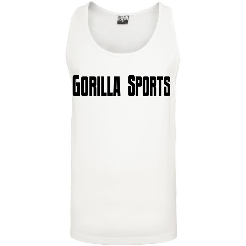 Gorilla Sports Tank Top blanc â GORILLA SPORTS - XS Ã XXL
