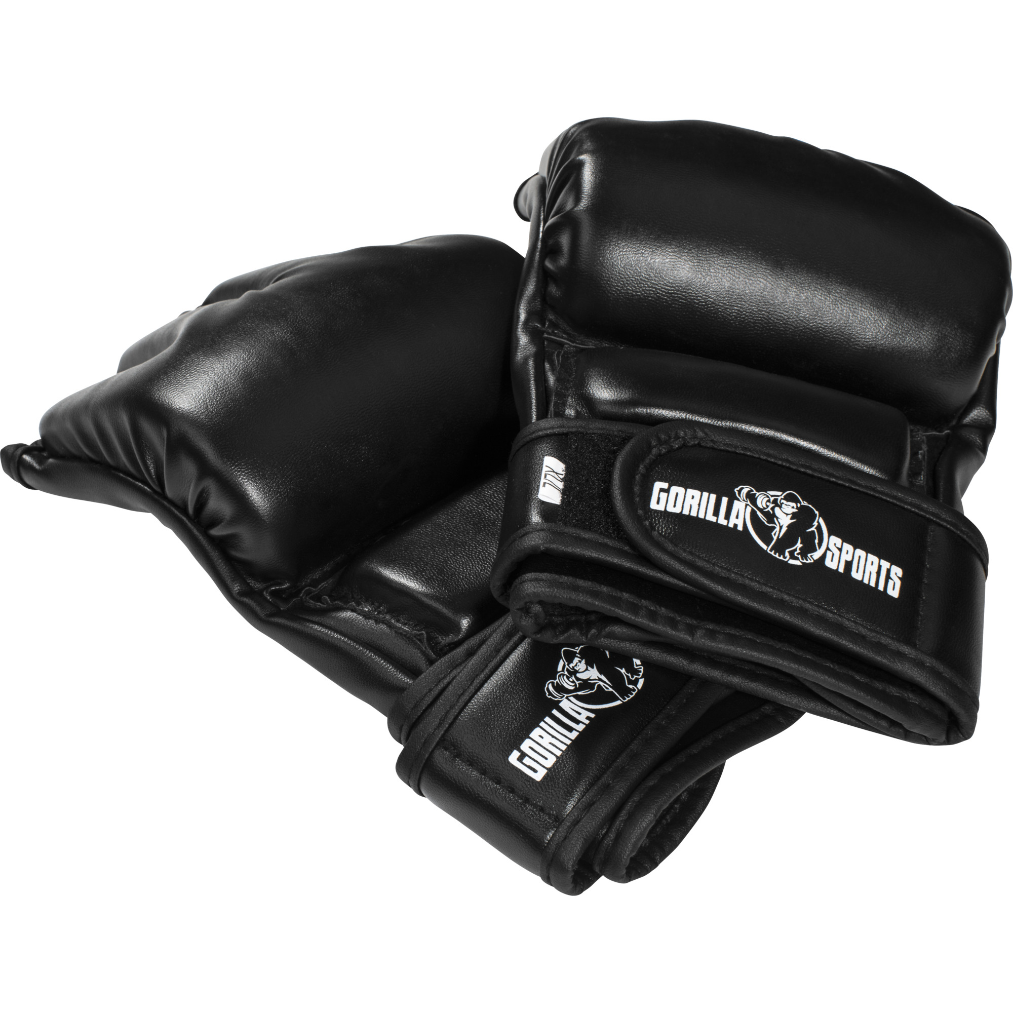 Gants de boxe - Mitaines arts martiaux Gorilla Sports MMA noir