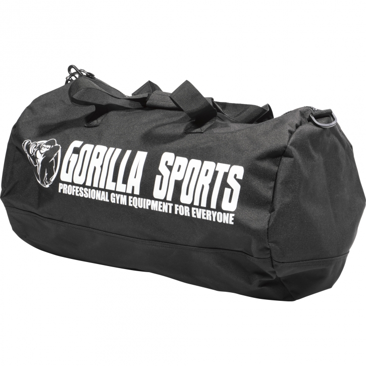 Sac de Sport noir unisexe pour adulte avec logo Gorilla Sports