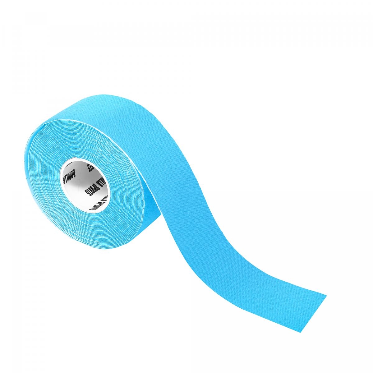 Bande de kinÃ©siologie bleue claire - rouleau de 5 m - Largeur : 2,5 cm
