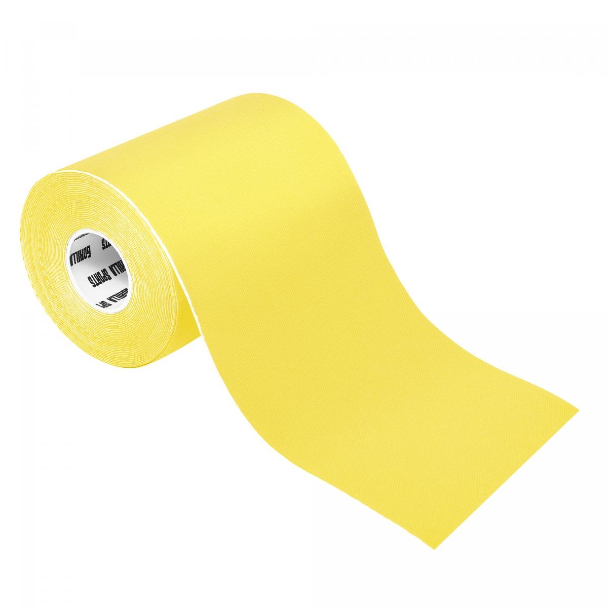 Bande de kinÃ©siologie jaune - rouleau de 5 m - Largeur : 10 cm