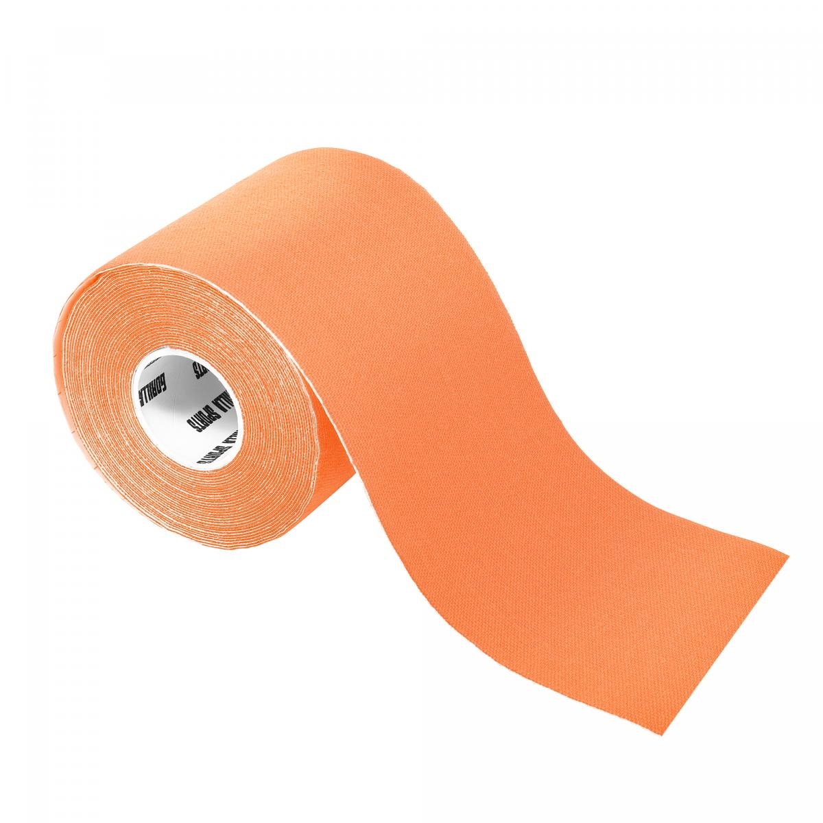 Bande de kinÃ©siologie couleur orange - rouleau de 5 m - Largeur : 7,5 cm