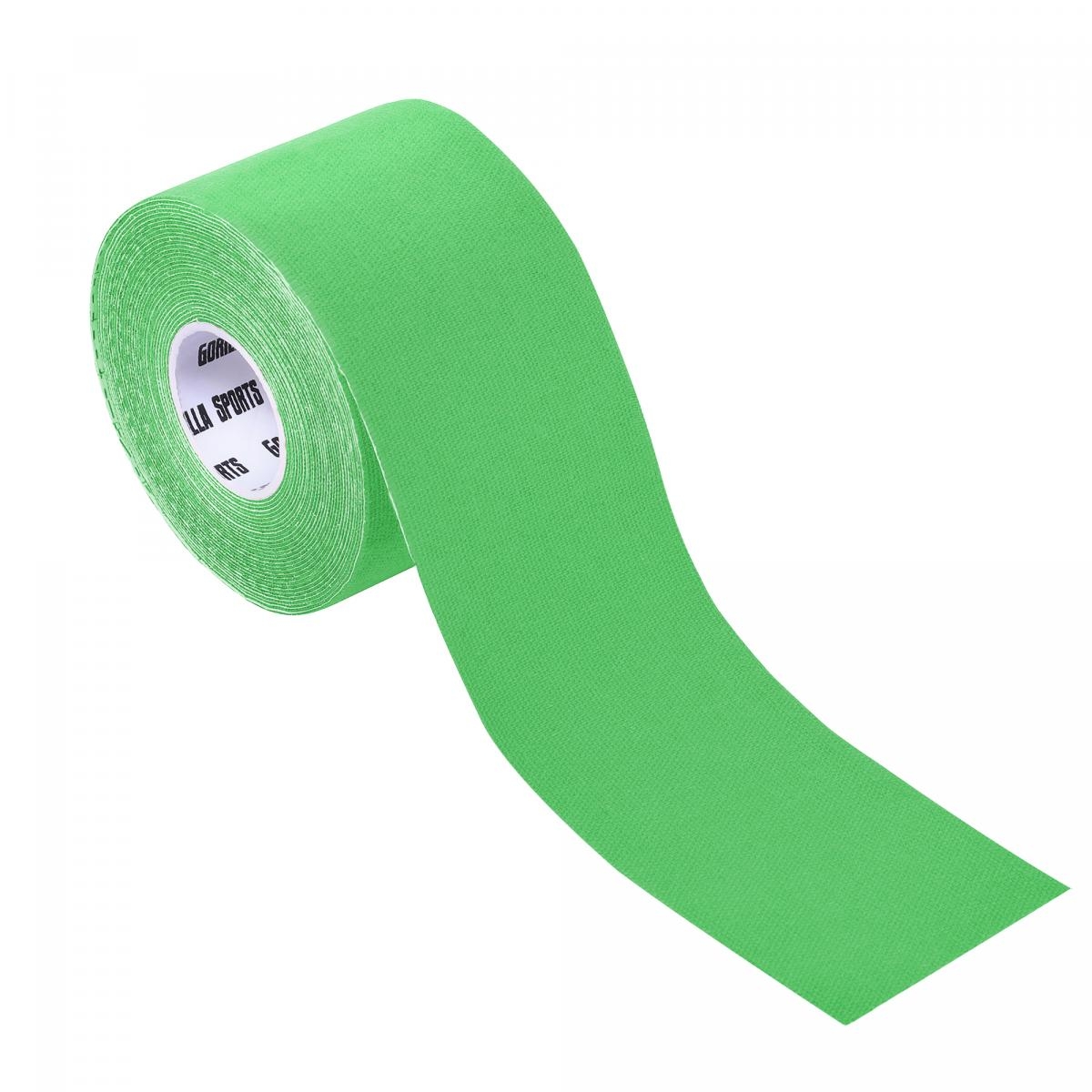 Bande de kinÃ©siologie couleur verte claire - rouleau de 5 m - Largeur : 5 cm