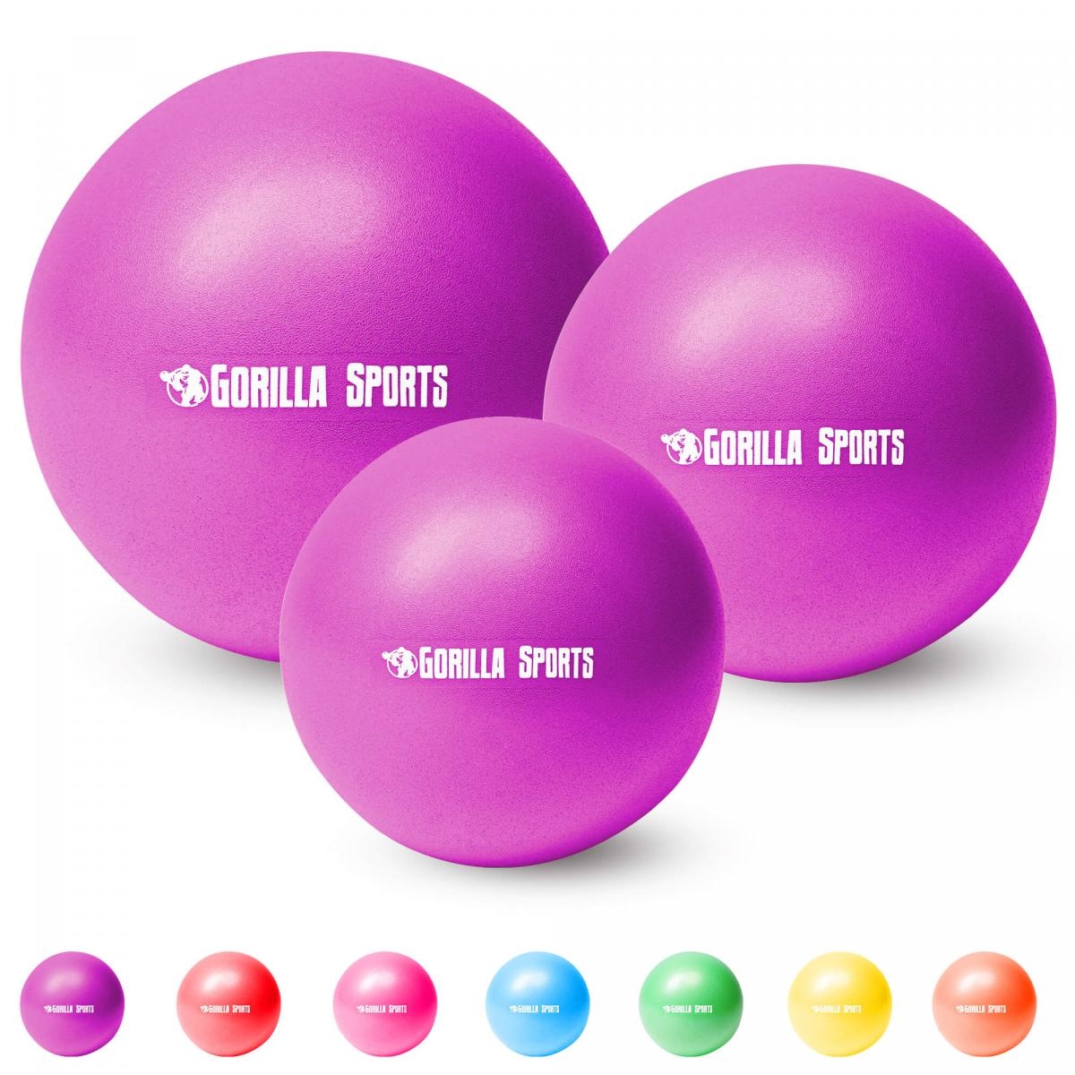 Balles de Pilates - 3 tailles : 18, 23 et 28 cm