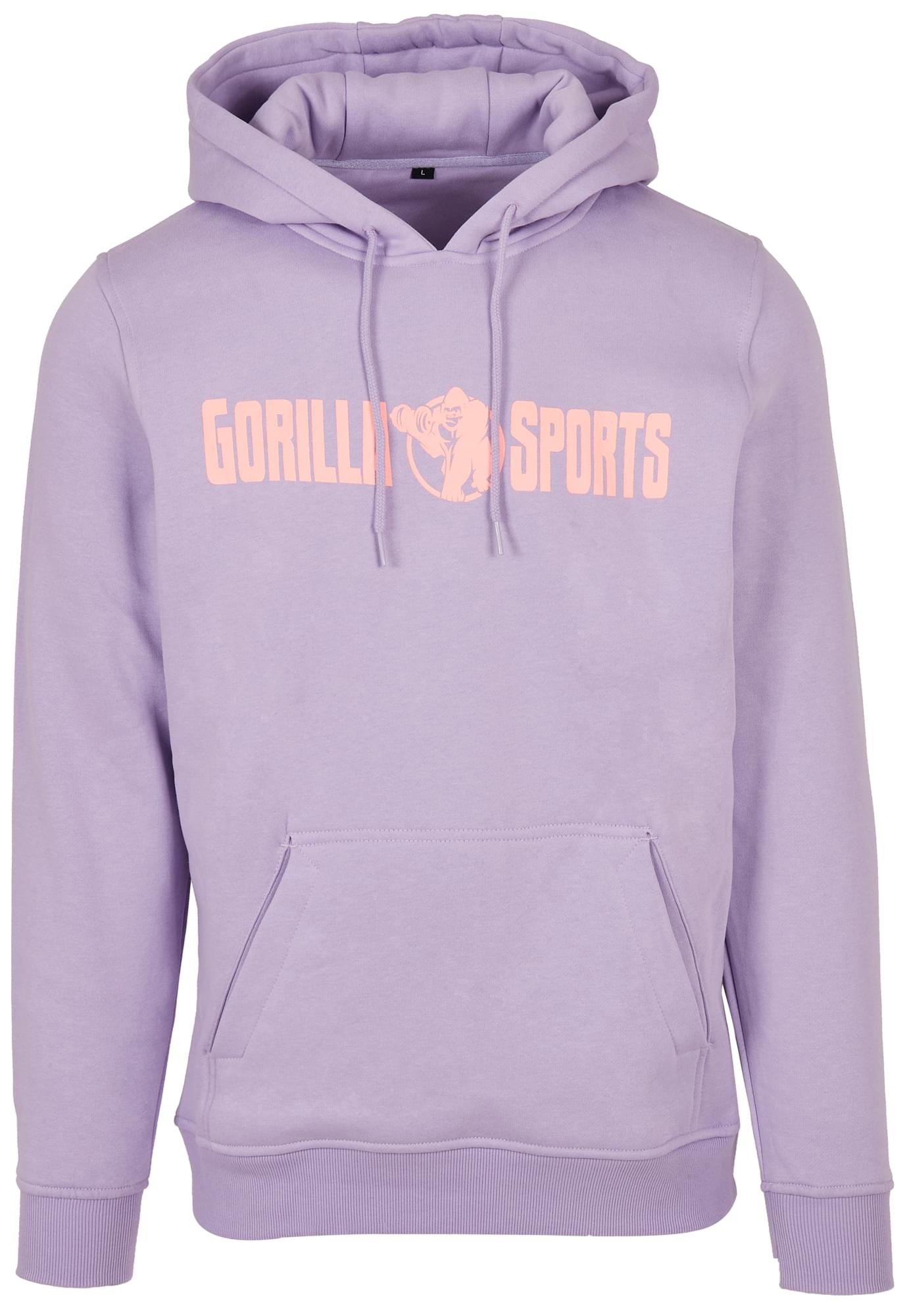 Sweatshirt Ã capuche mixte - Taille L - Coloris violet/corail