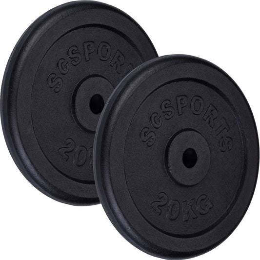 Disque musculation fonte 20 - 120 kg (30 mm)