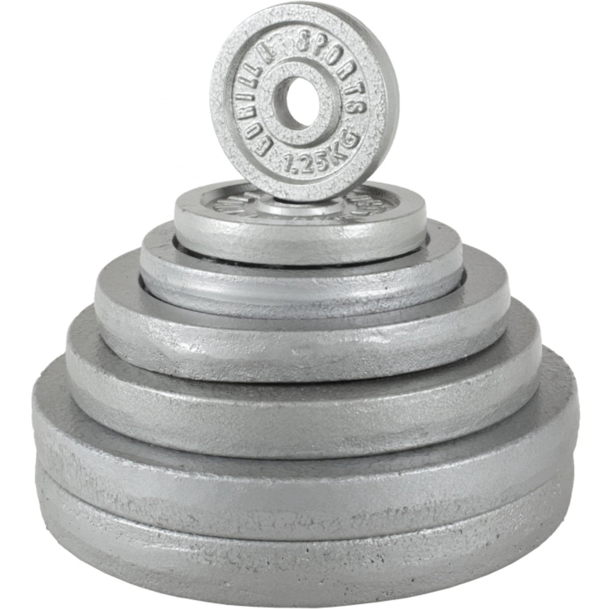 Set d'haltères en fonte avec Stop disques en étoile, 100 kg - Gorilla Sports France