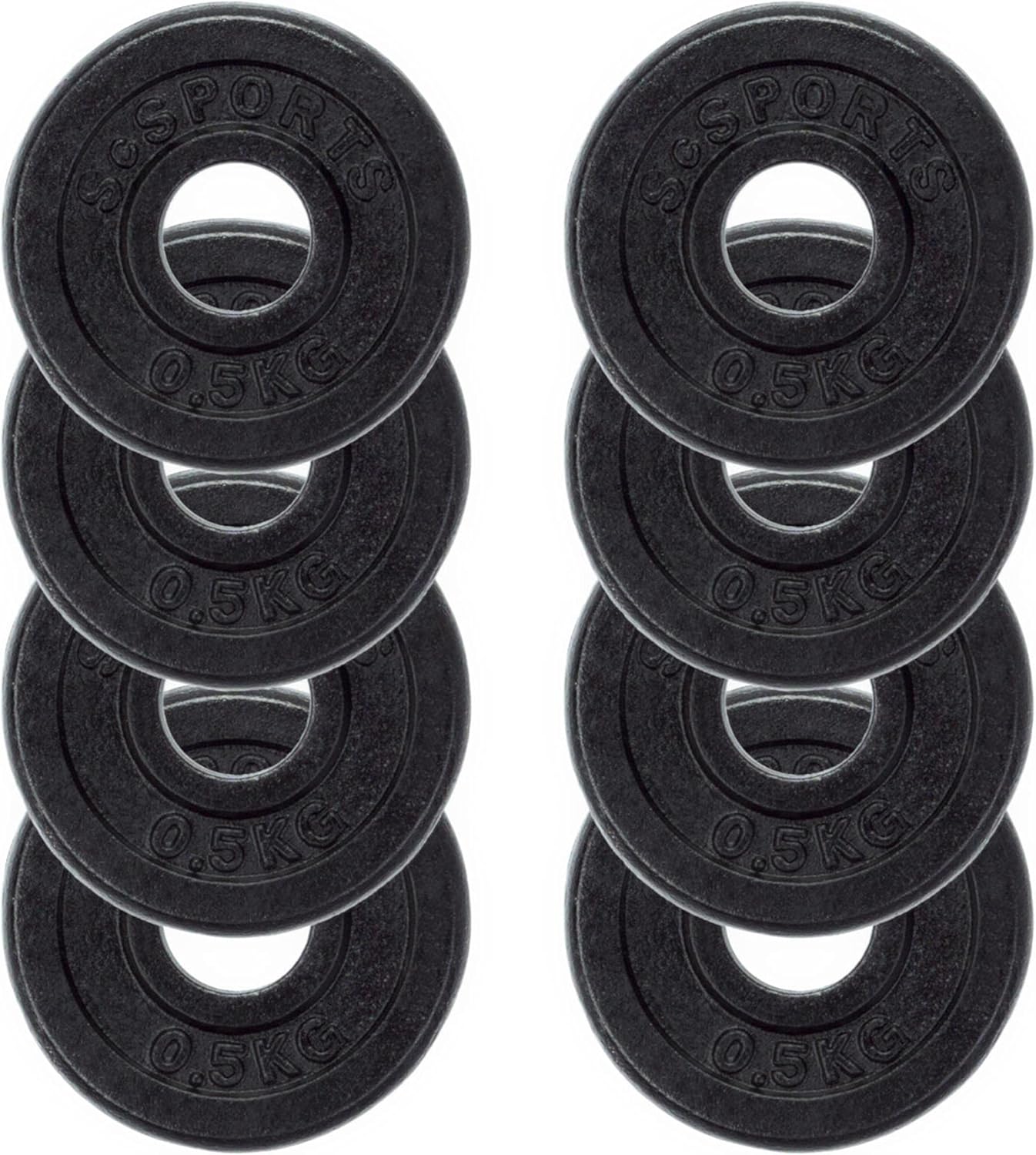 Disques de musculation en fonte 2 – 20 kg