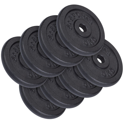 Disque musculation fonte - Set 10 - 40 kg (30 mm)