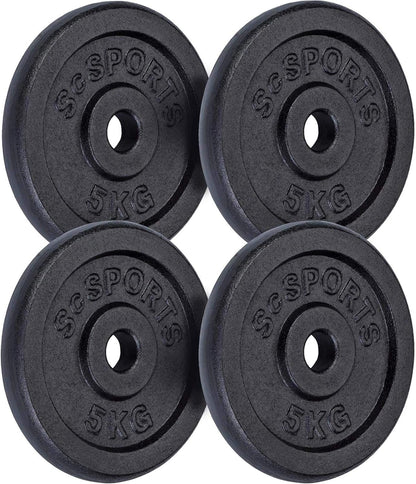 Disque musculation fonte - Set 10 - 40 kg (30 mm)