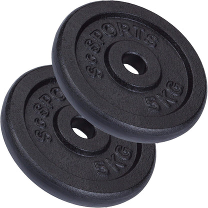 Disque musculation fonte - Set 10 - 40 kg (30 mm)