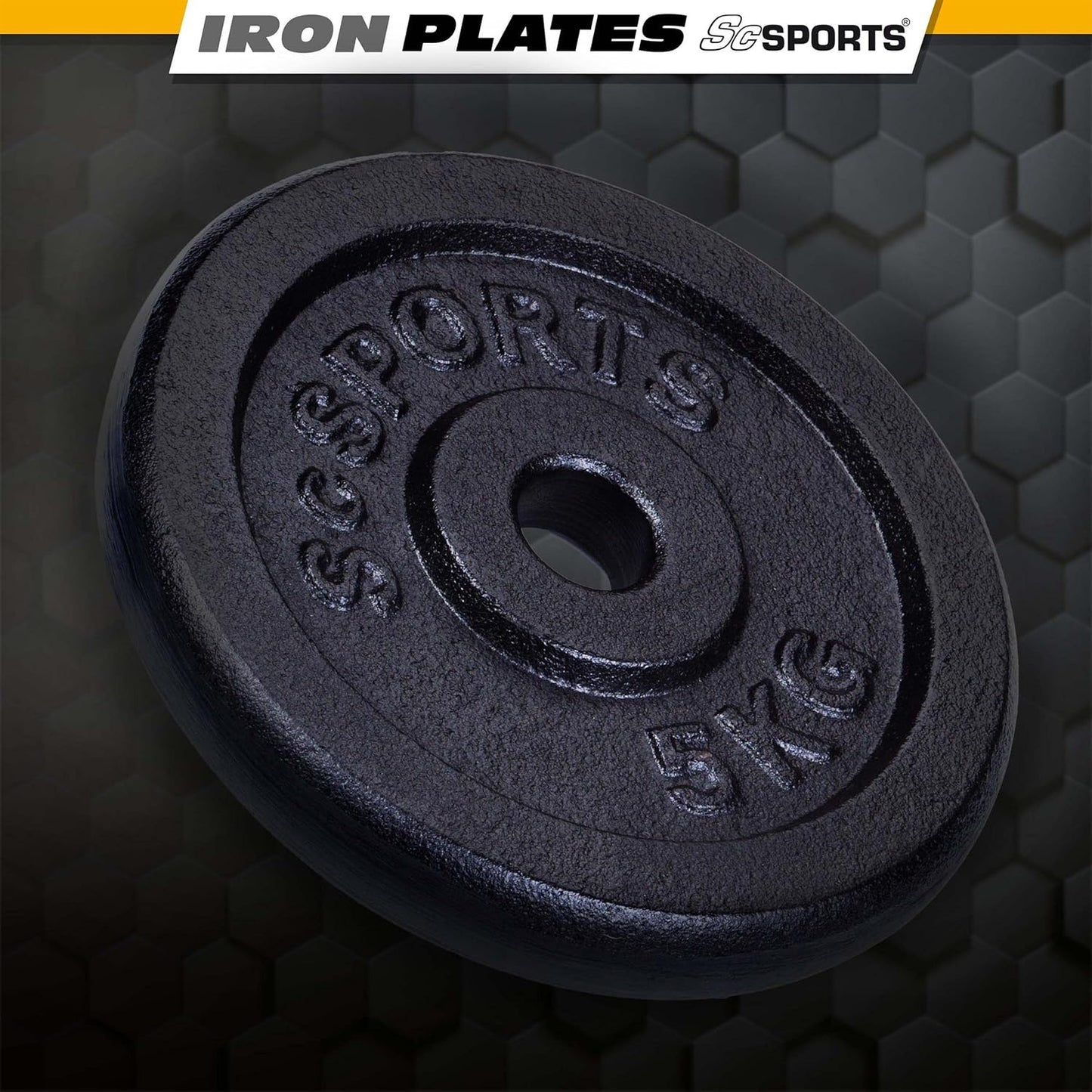Disque musculation fonte - Set 10 - 40 kg (30 mm)