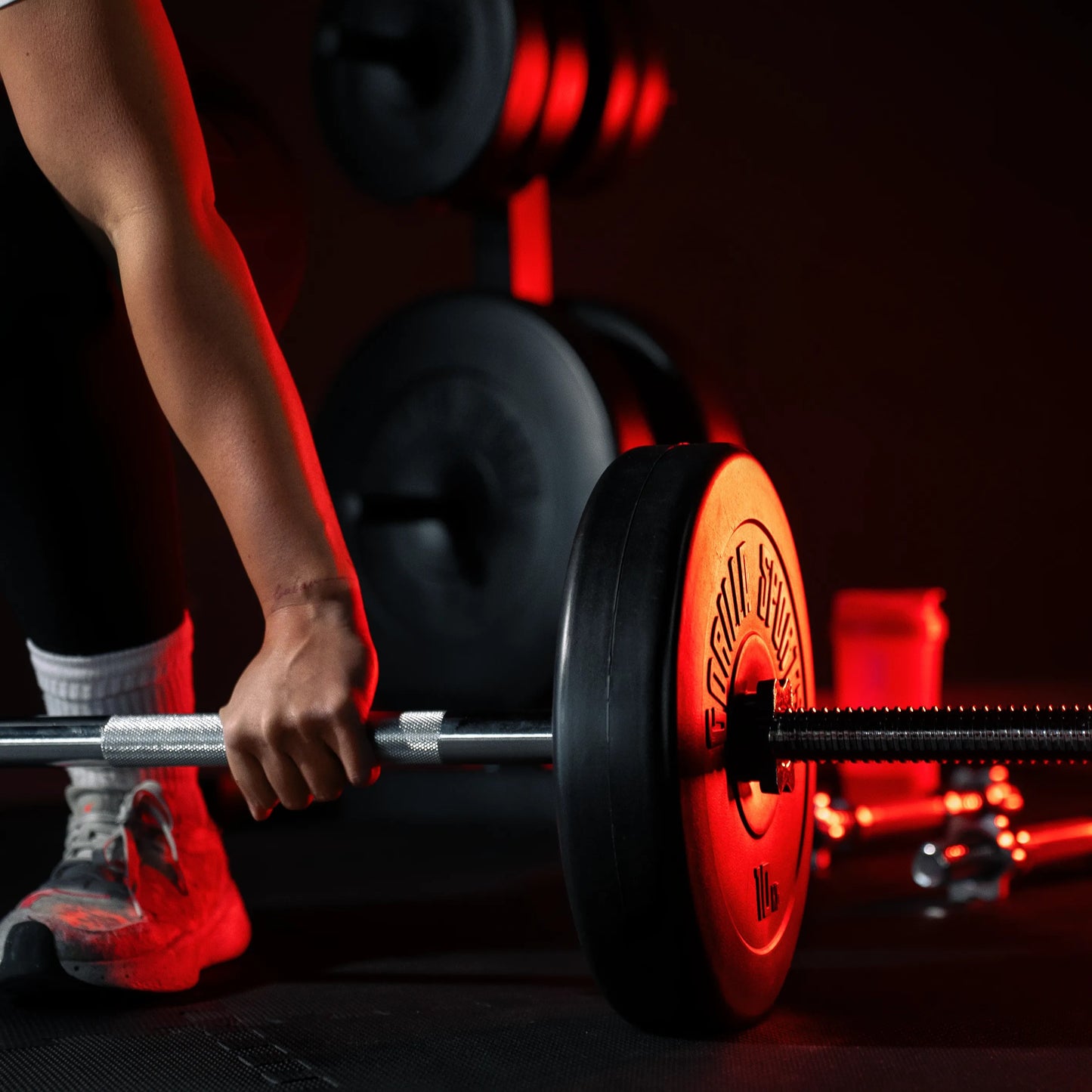 Barre d'haltères 170 cm avec stop-disques